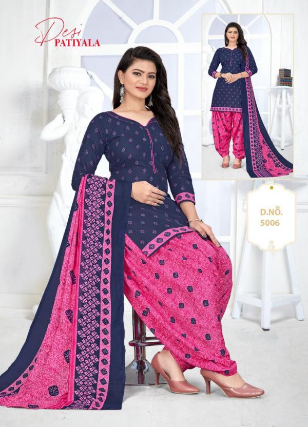 Ganesha Desi Patiyala Vol-5 Cotton Designer Readymade Suit